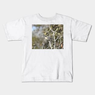 Yellow-rumped, myrtle, warbler, wild birds, wildlife gifts Kids T-Shirt